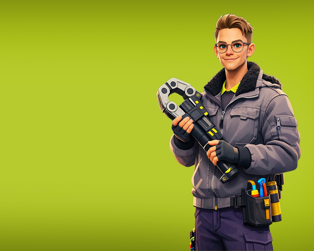 Anlagenmechaniker Game Charakter